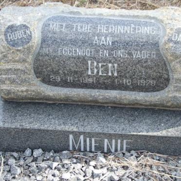 MIENIE Ben 1941-1978