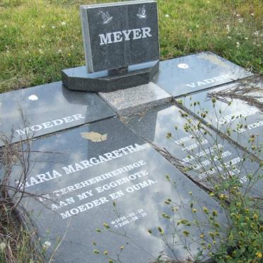 MEYER Coenraad Josephus 1931- &amp; Maria Margaretha 1935-2006