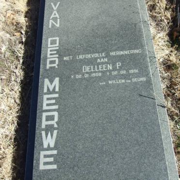 MERWE Delleen P., van der 1956-1991