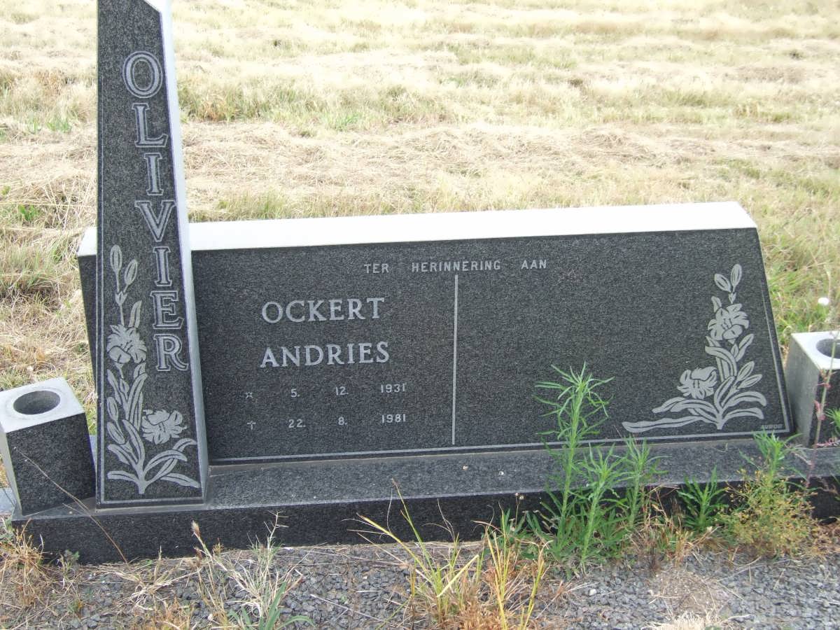 OLIVIER Ockert Andries 1931-1981