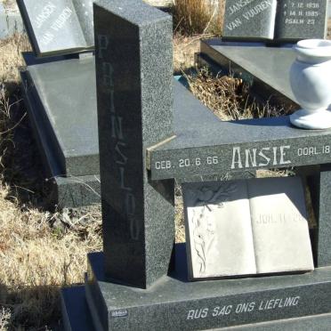 PRINSLOO Ansie 1966-1986