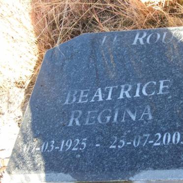 ROUX Beatrice Regina, le 1925-2003