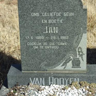 ROOYEN Jan, van 1960-1982