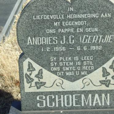 SCHOEMAN Andries J.G. 1956-1982
