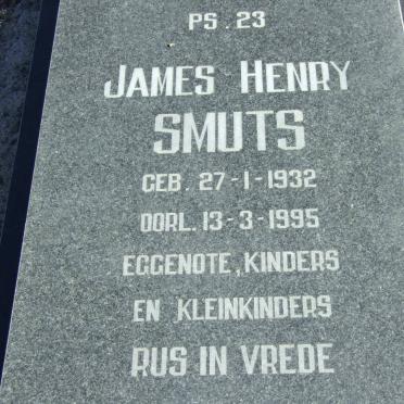 SMUTS James Henry 1932-1995