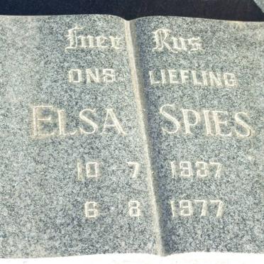 SPIES Elsa 1937-1977