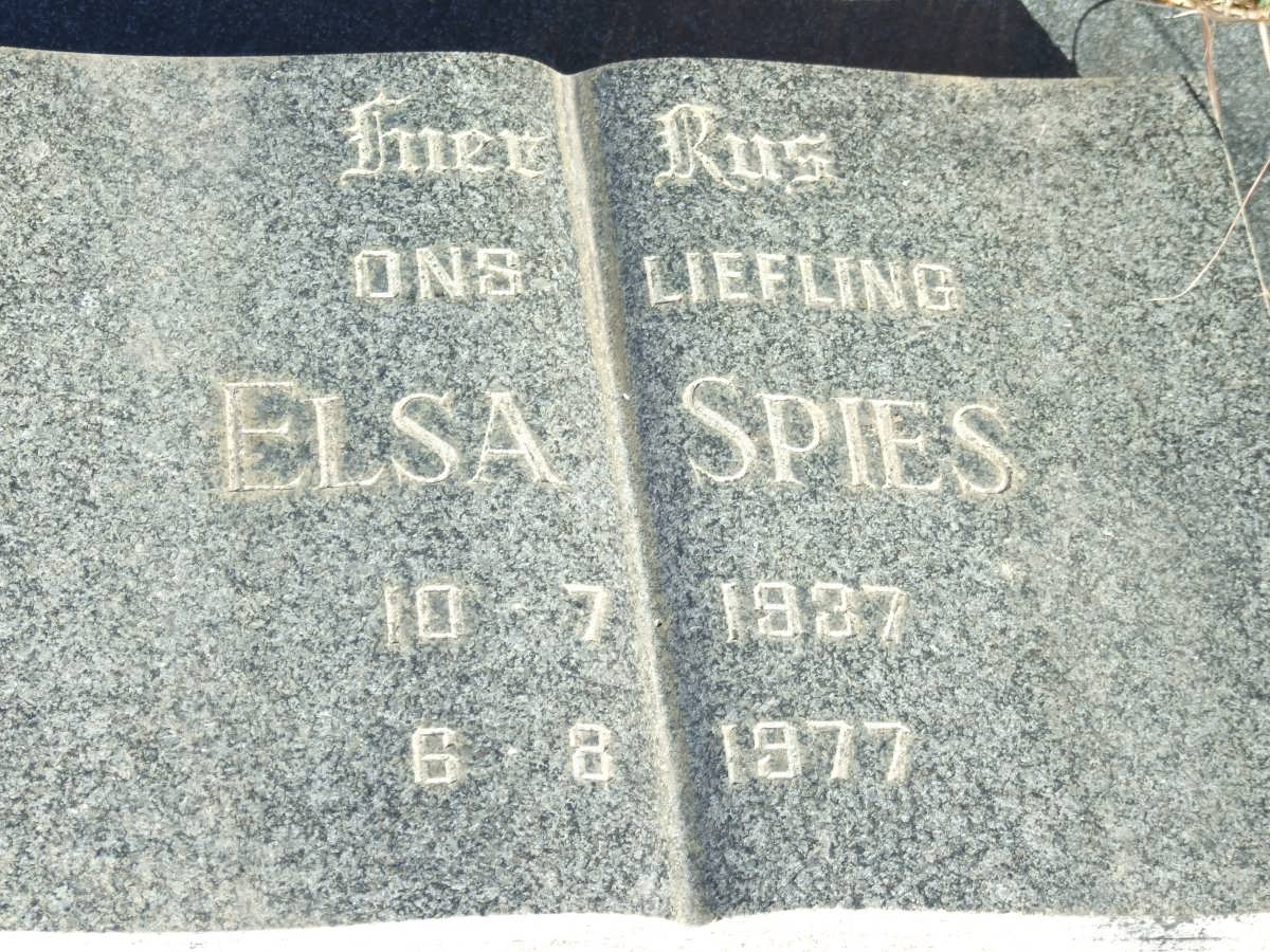 SPIES Elsa 1937-1977