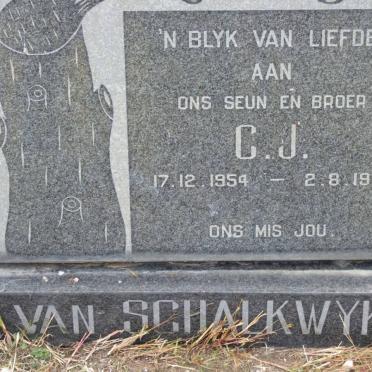 SCHALKWYK G.J., van 1954-1981