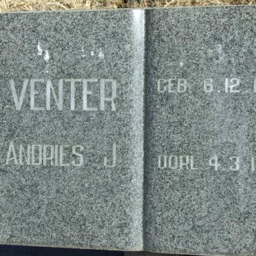 VENTER Andries J. 1905-1987