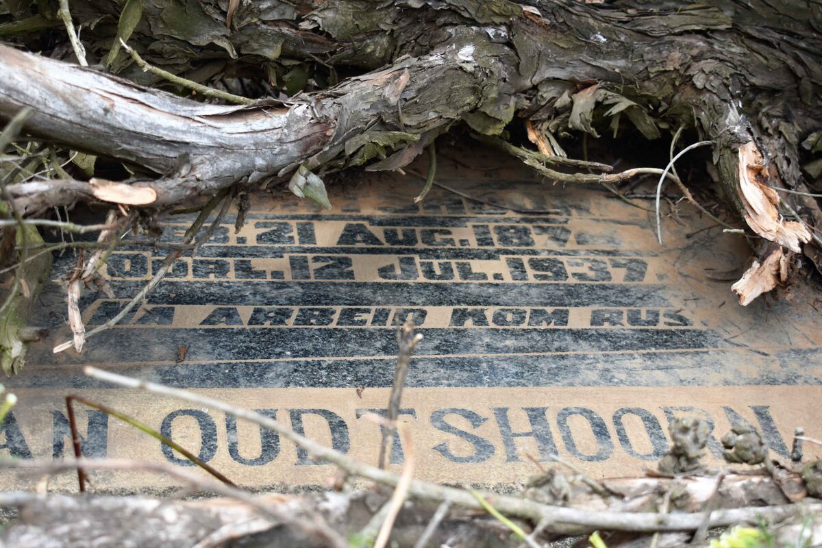 OUDTSHOORN Wilhelm Petrus, van 1874-1937