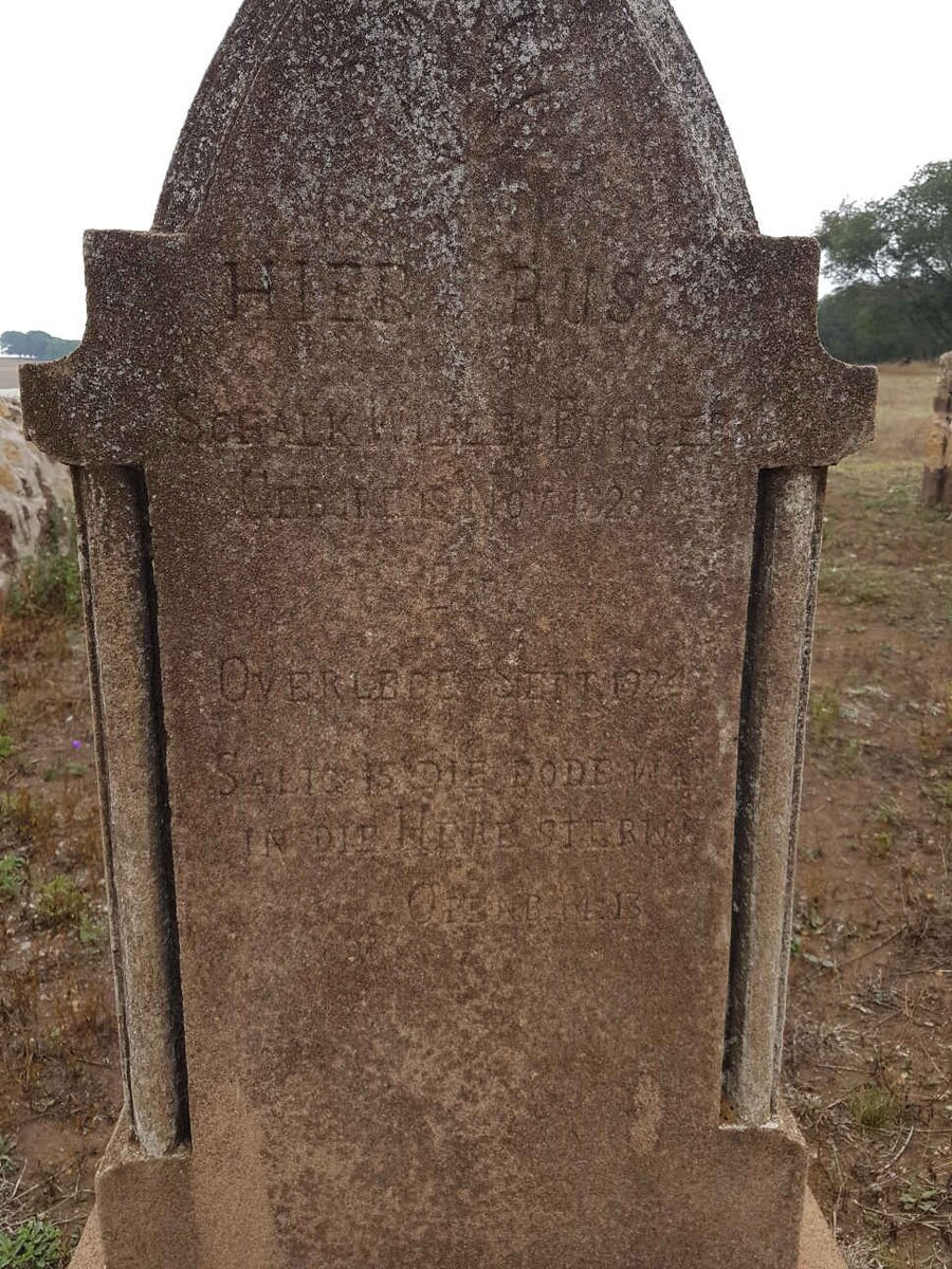 BURGER Schalk Willem 1828-1924