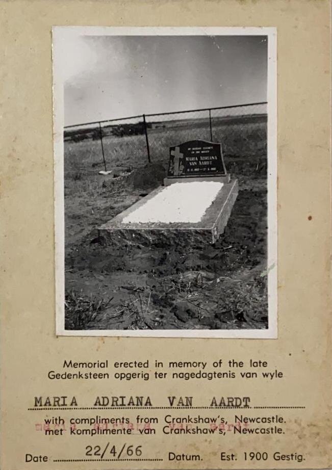 AARDT Maria Adriana, van nee DAVEL 1902-1965