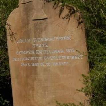 TAUTE Johan Hendrik Fredrik 1819-1898