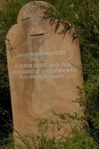 TAUTE Johan Hendrik Fredrik 1819-1898