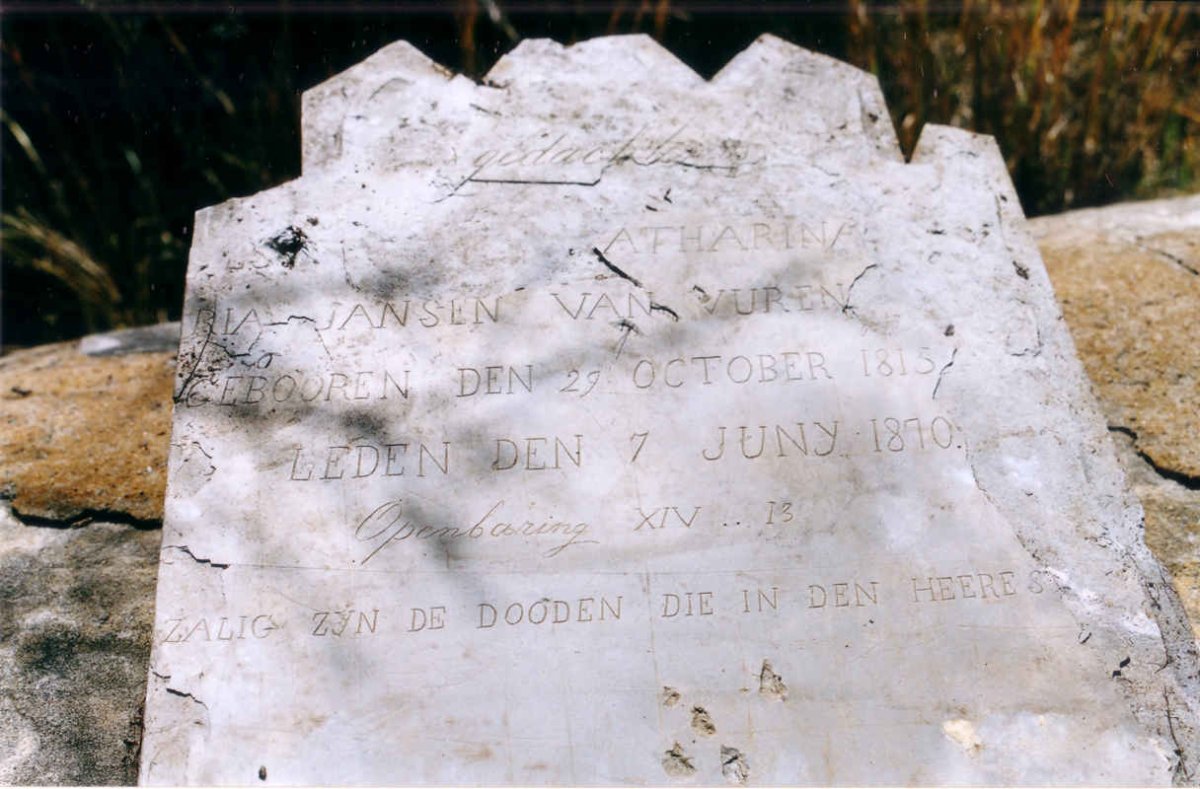 VUUREN Susanna Catharina, Jansen van 1815-1870