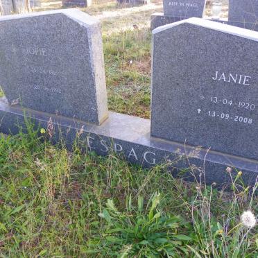 ESPAG Jopie 1916-1992 &amp; Janie 1920-2008