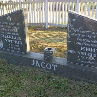 JACOT Charles Arthur 1896-1986 &amp; Emmy VON GUNTEN 1901-1988