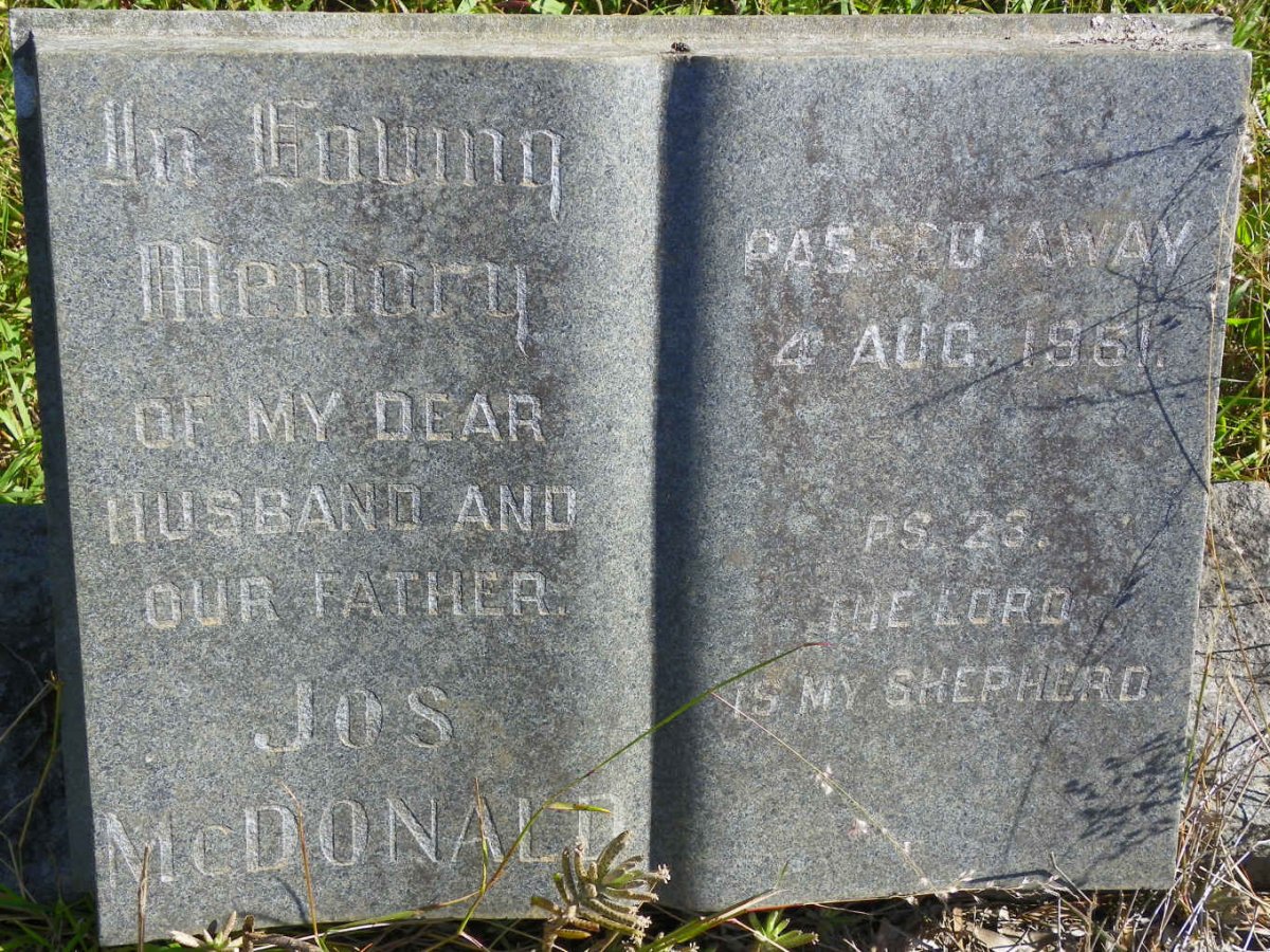 McDONALD Jos -1961
