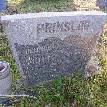 PRINSLOO Hendrik Christoffel 1916-1991 &amp; Harriet Sophia 1923-