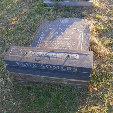 SOMERS Carla, BEUX 1916-2001