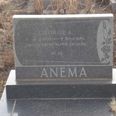 ANEMA George A. 1903-1976