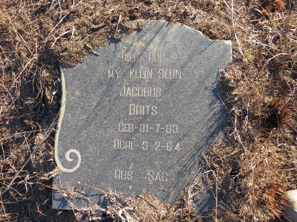 BRITS Jacobus 1963-1964