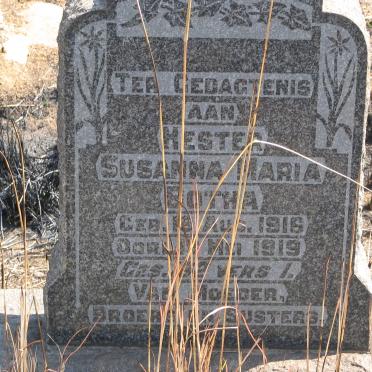 BOTHA Susanna Maria 1916-1919