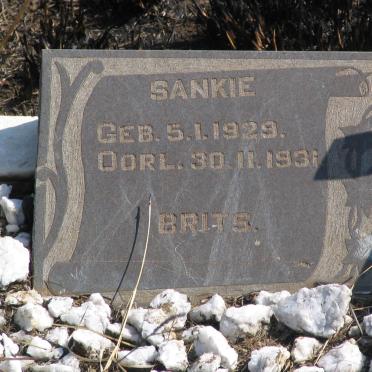 BRITS Sankie 1929-1931