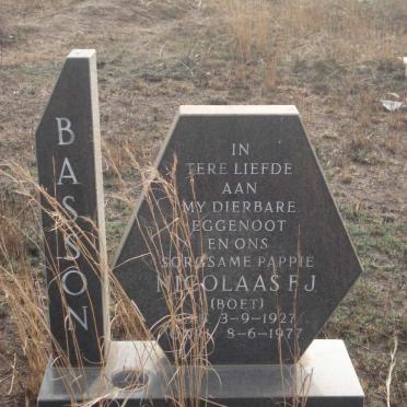 BASSON Nicolaas F.J. 1927-1977