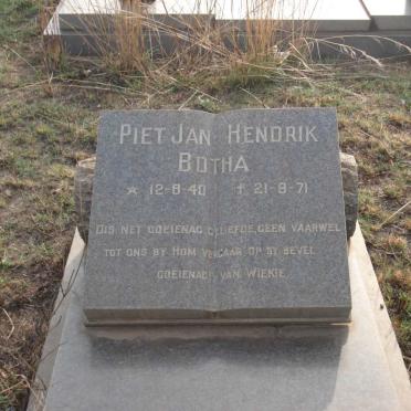 BOTHA Piet Jan Hendrik 1940-1971