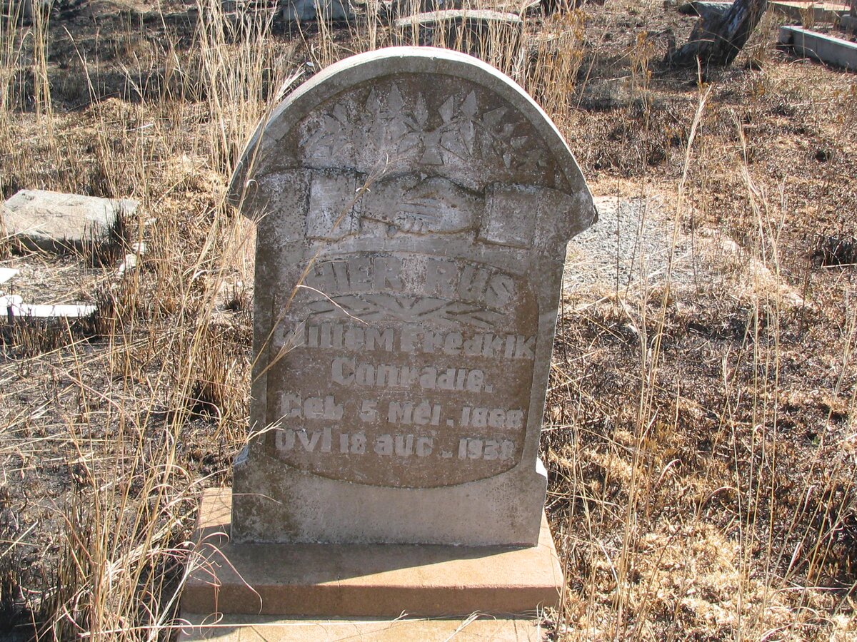 CONRADIE Willem Fredrik 1868-1938