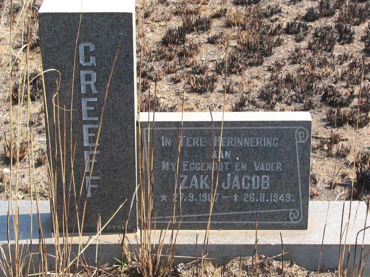 GREEFF Izak Jacob 1907-1949