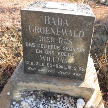 GROENEWALD William 1959-1960 