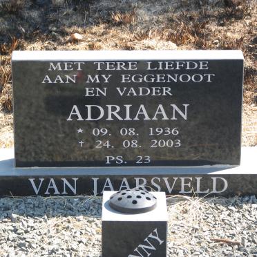 JAARSVELD Adriaan, van 1936-2003