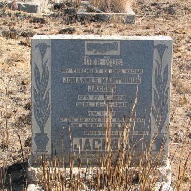 JACOBS Johannes Marthinus 1878-1948 