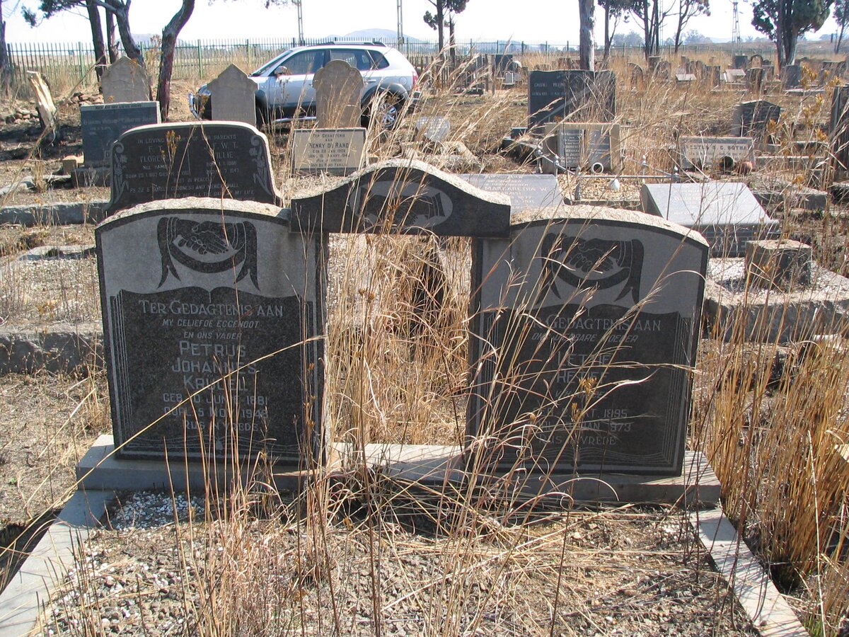 KRUGEL Petrus Johannes 1881-1948 &amp; Lettie RETIEF 1895-1973 