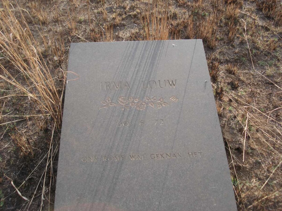 LOUW Irma 1972-1972