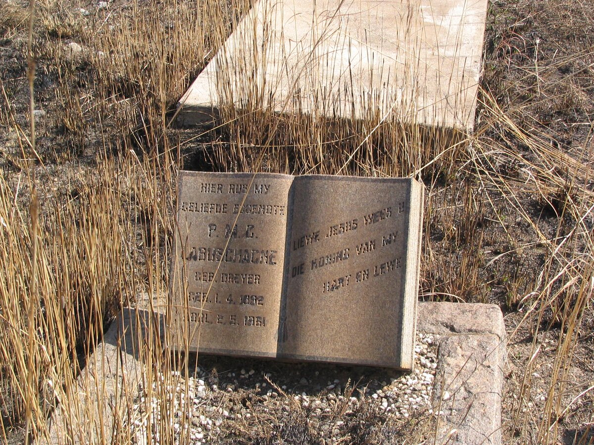 LABUSCHAGNE P.M.G. nee DREYER 1892-1961