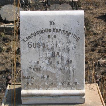 LOMBARD Susara Maria 1899-1932