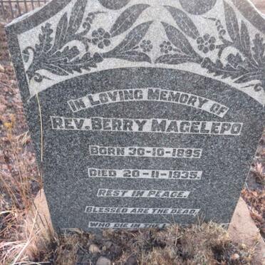 MAGELEPO Berry 1895-1935