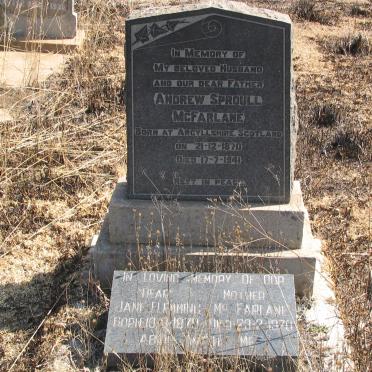 MCFARLANE Andrew Sproull 1870-1941 & Jane Flemming 1879-1970 _1