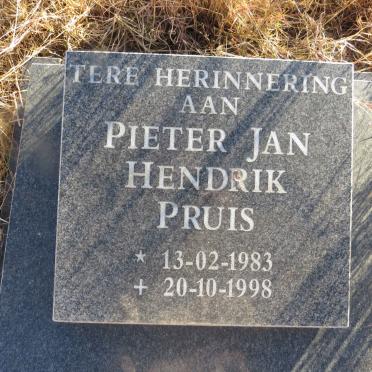 PRUIS Pieter Jan Hendrik 1983-1998