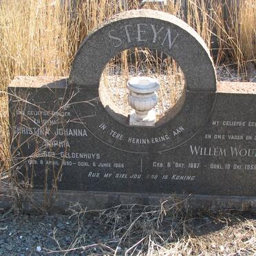 STEYN Willem Wouter 1887-1955 &amp; Christina Johanna Sophia GELDENHUYS 1890-1965