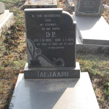 TALJAARD D.P. 1925-1975