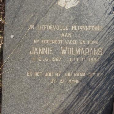WOLMARANS Jannie 1927-1986