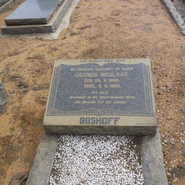 BOSHOFF Jacobus Nicolaas 1888-1960