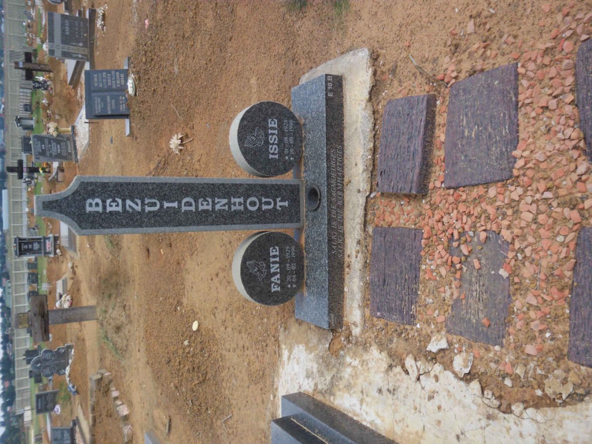 BEZUIDENHOUT Fanie 1929-1996 &amp; Issie 1928-1998