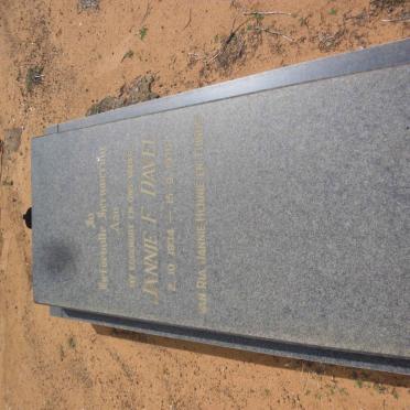 DAVEL Jannie F. 1934-1976