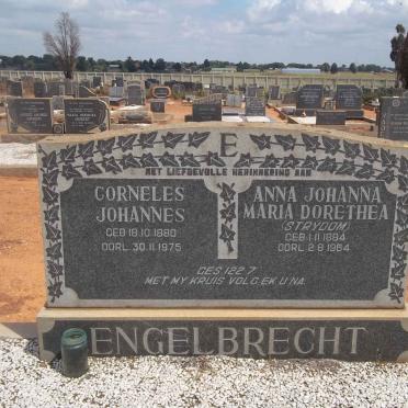 ENGELBRECHT Corneles Johannes 1880-1975 &amp; Anna Johanna Maria Dorethea STRYDOM 1884-1964