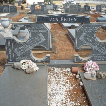 EEDEN Hendrik Alexander, van 1950-1990 &amp; Wilma 1956-2005